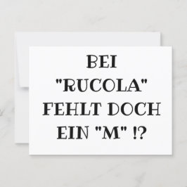 Cartão Postal RUCOLA Fun