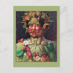 Cartão Postal Rudolf II por Giuseppe Arcimboldo