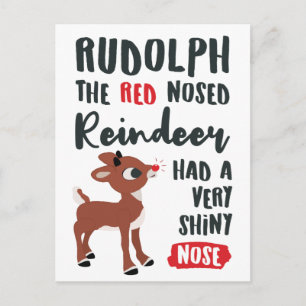 Cartão Postal Rudolph Rena Clássico