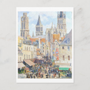 Cartão Postal Rue de l'Epicerie, Rouen, Pissarro