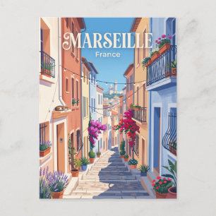 Cartão Postal Rue du Petit-Puits França
