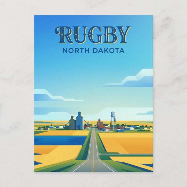 Cartão Postal Rugby EUA (Frente)