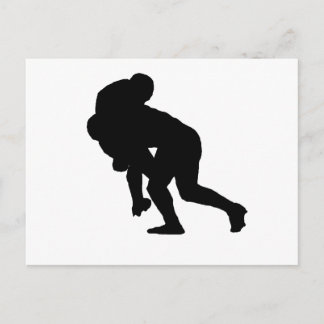 Cartão Postal Rugby Tackle