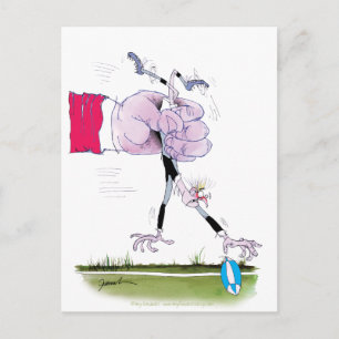 Cartão Postal rugby tumble, tony fernandes