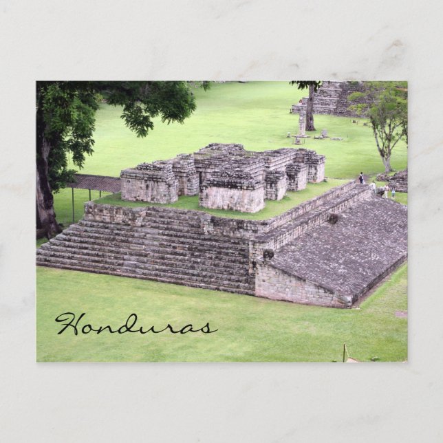 Cartão Postal ruínas de copán honduras (Frente)