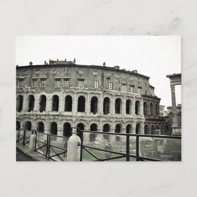 Cartão Postal ruínas de Roma (Frente)