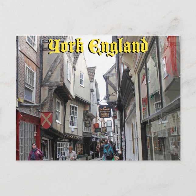 Cartão Postal Ruínas de York (Frente)