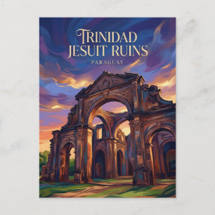 Cartão Postal Ruínas Jesuíticas de Trinidad Paraguai