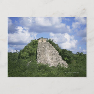 Cartão Postal Ruínas maias de Coba, península do Yucatan, Méx