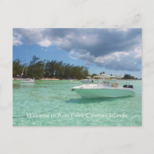 Cartão Postal Rum Point Ilhas Cayman (Frente)
