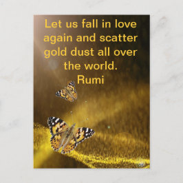 Cartão Postal Rumi Cai no amor de novo