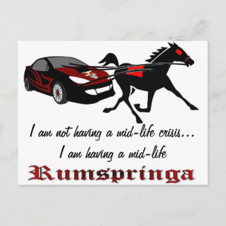 Cartão Postal Rumspringa com vida médio