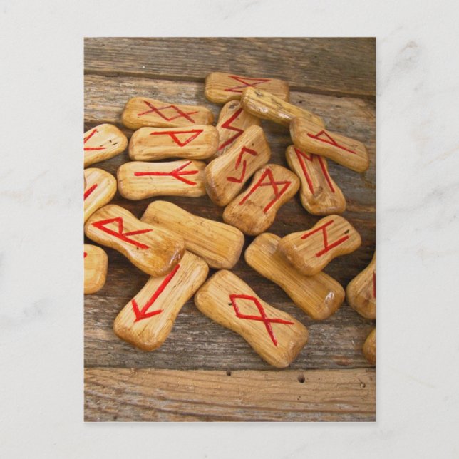 Cartão Postal Runas (Frente)