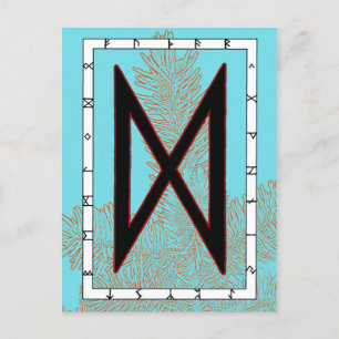 Cartão Postal Rune Dagaz - Cartão-postal inovador