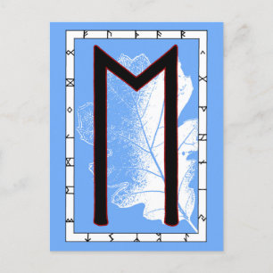 Cartão Postal Rune Ehwaz - Cartão-postal de lealdade