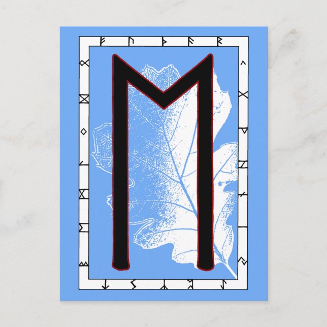 Cartão Postal Rune Ehwaz - Cartão-postal de lealdade (Frente)