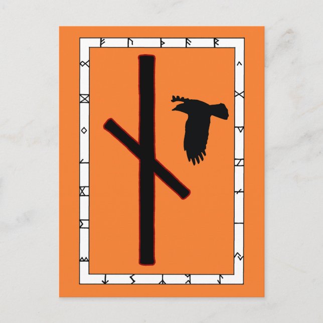 Cartão Postal Rune Naudhiz - Substituindo Cartão-Postal (Frente)