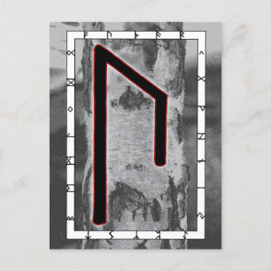 Cartão Postal Rune Uruz - Cartão-postal Sabedoria