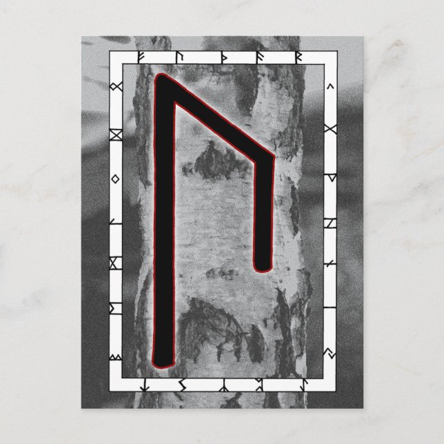 Cartão Postal Rune Uruz - Cartão-postal Sabedoria (Frente)