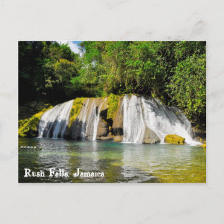 Cartão Postal Rush Falls, Jamaica