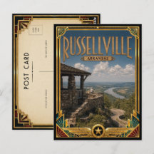 Russellville Arkansas Arte Deco Vintage Idade Dour