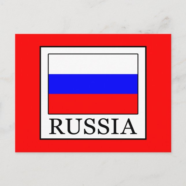 Cartão Postal Rússia (Frente)