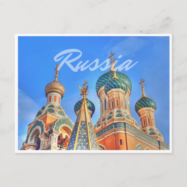 Cartão Postal Rússia (Frente)