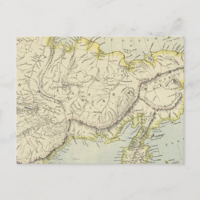 Cartão Postal Rússia e Sibéria (Frente)