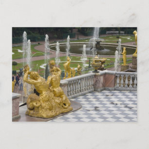 Cartão Postal Rússia, São Petersburgo, Peterhoff (também conheci