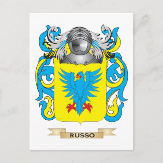 Cartão Postal Russo Casaco de Armas (Crest Familiar)