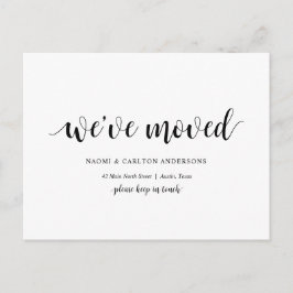 Cartão Postal Russo Moderno, Mudamos, Anúncio De Endereço