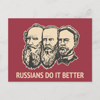 Cartão Postal Russos fazem melhor