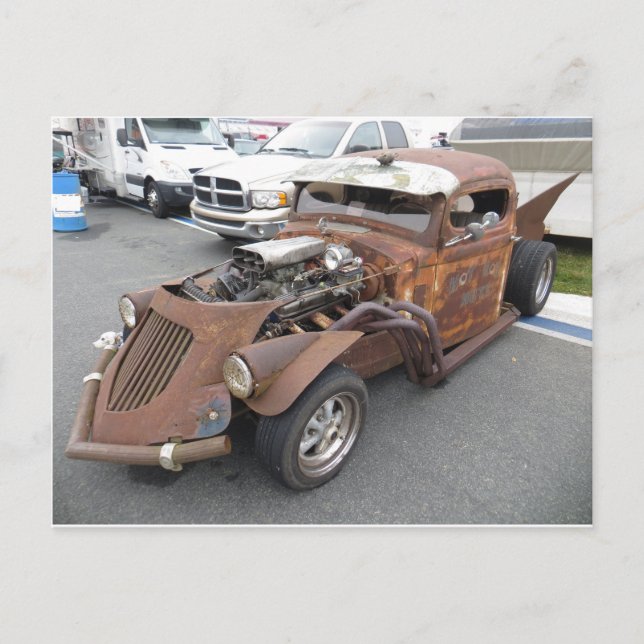 Cartão Postal Rustbucket com Cattle Catcher (Frente)