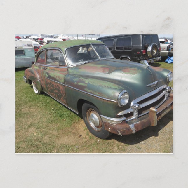 Cartão Postal Rustbucket Verde (Frente)