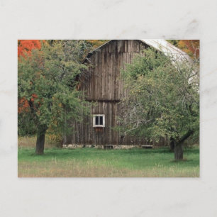 Cartão Postal Rustic Barn em Michigan