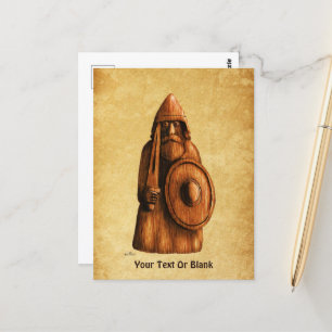 Cartão Postal Rustic Viking