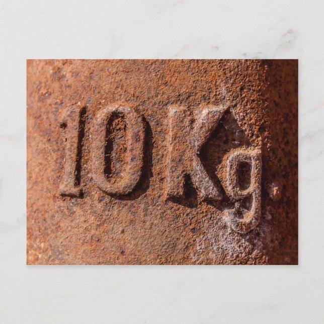 Cartão Postal Rusty 10 kg (Frente)