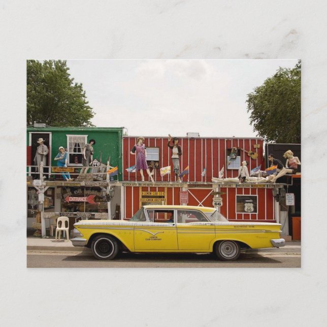 Cartão Postal Rusty Bolt, Route 66, Seligman, Az. (Frente)