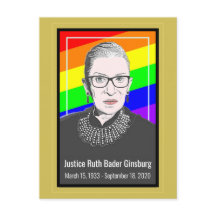 Cartão postal Ruth Bader Ginsburg