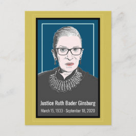 Cartão postal Ruth Bader Ginsburg