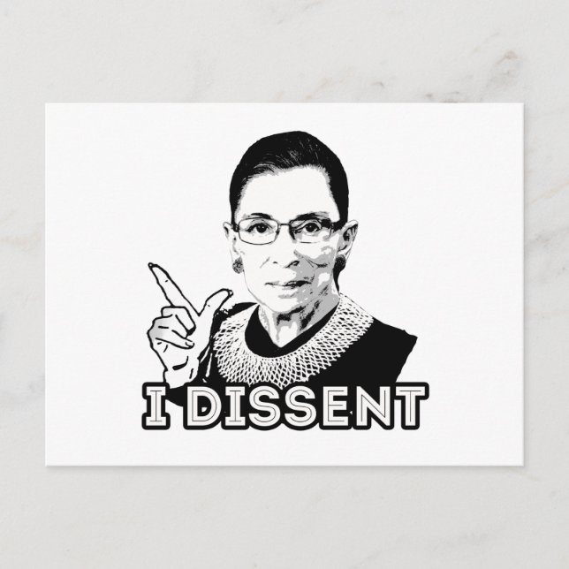 Cartão Postal Ruth - Eu Discordo (Frente)