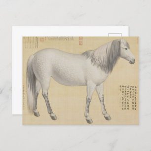 Cartão Postal Ruyi cong("As-You-Wish" Piebald) Belas Artes