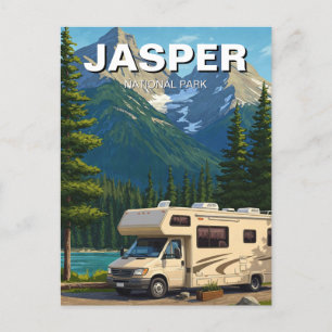 Cartão Postal RV no Jasper National Park Canadá