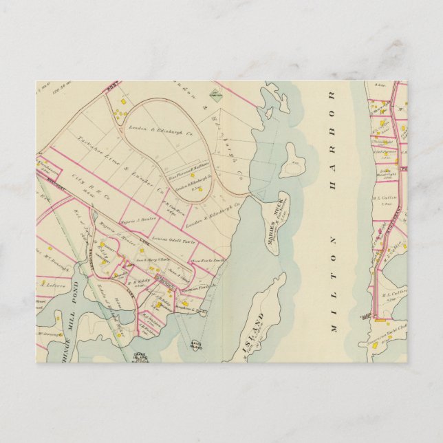 Cartão Postal Rye, Nova Iorque (Frente)