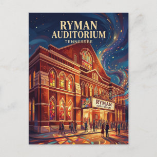 Cartão Postal Ryman Auditorium Tennessee