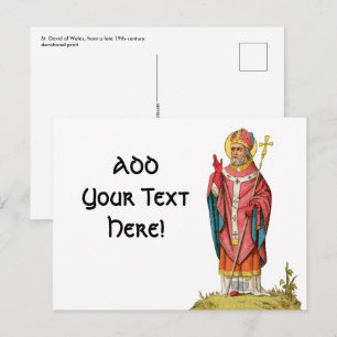 Cartão Postal S. Davi de Gales (P 001)