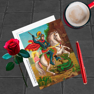 Cartão Postal S. Jorge Resgata a Princesa
