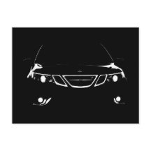 Cartão postal Saab 9-3 Aero