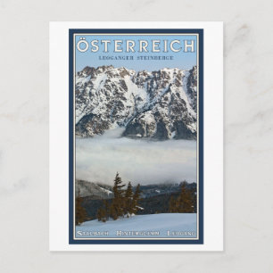 Cartão Postal Saalbach - Valley Fog