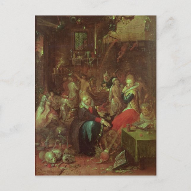 Cartão Postal Sabá das Bruxas, 1606 (Frente)